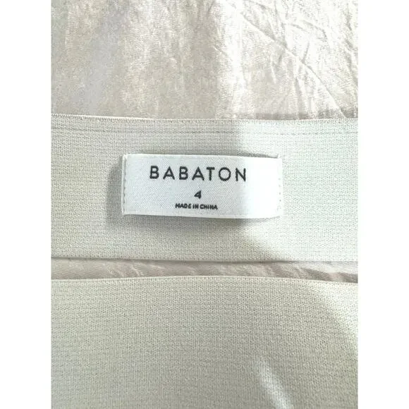 Aritzia Babaton Slip Satin Midi Skirt Size 4 in Denude Color NWOT - Picture 10 of 11